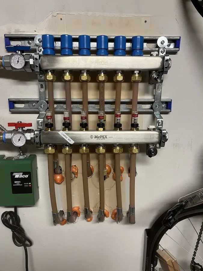 Plumber performing Leak Detection at a residential property in Wilton